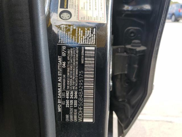 Photo 10 from auction – 2011 MERCEDES-BENZ E 350 with VIN WDDHF5GB4BA295175