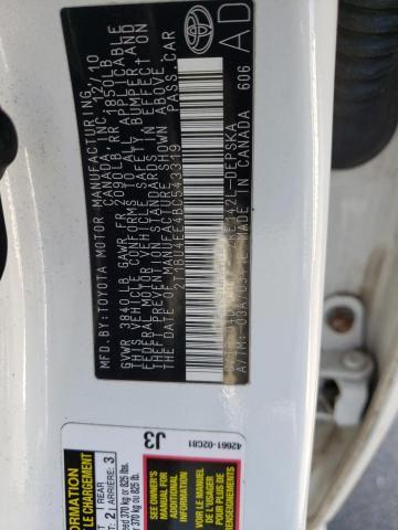 Photo 10 from auction – 2011 TOYOTA COROLLA BA with VIN 2T1BU4EE4BC543319