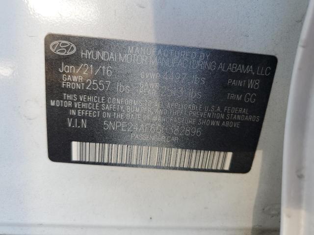 Photo 10 from auction – 2016 HYUNDAI SONATA SE with VIN 5NPE24AF6GH382896