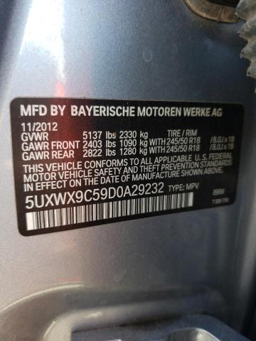 Photo 10 from auction – 2013 BMW X3 XDRIVE2 with VIN 5UXWX9C59D0A29232