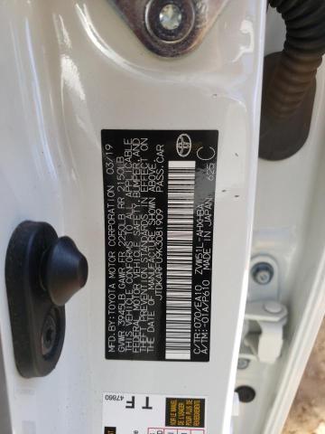 Photo 10 from auction – 2019 TOYOTA PRIUS with VIN JTDKARFU9K3081909