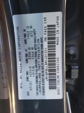 Photo 10 from auction – 2021 MAZDA 3 PREFERRE with VIN JM1BPBLL8M1401351