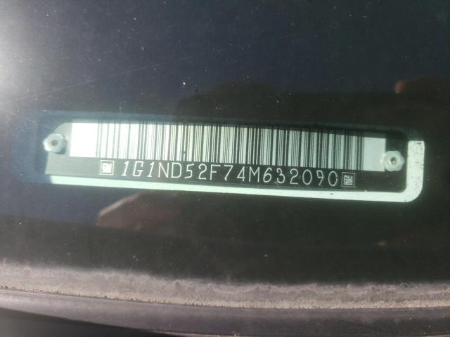 Photo 10 from auction – 2004 CHEVROLET CLASSIC with VIN 1G1ND52F74M632090
