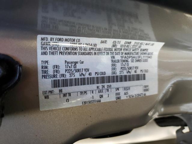 Photo 10 from auction – 2015 FORD C-MAX SE with VIN 1FADP5AU3FL111943