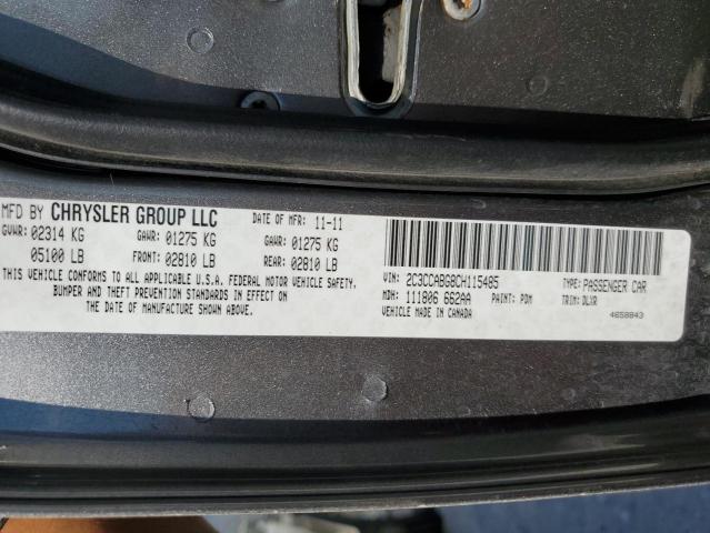 Photo 10 from auction – 2012 CHRYSLER 300 S with VIN 2C3CCABG8CH115485
