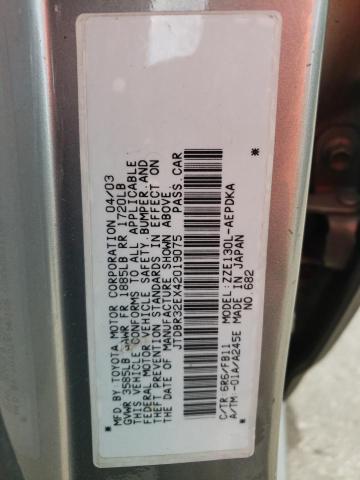 Фото 10 с аукциона – 2004 TOYOTA COROLLA CE с VIN JTDBR32EX42019075