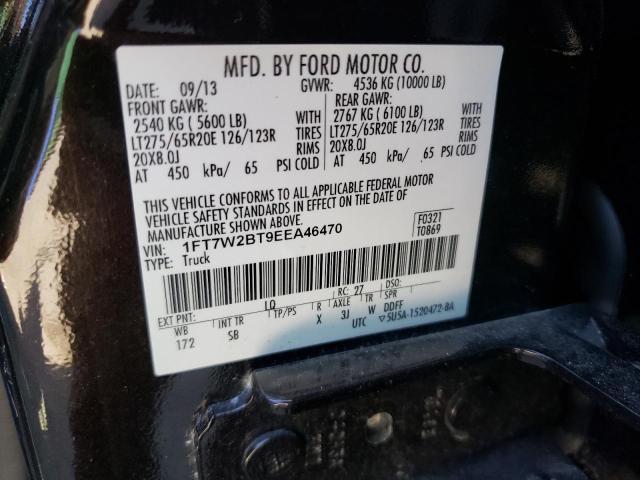 Photo 10 from auction – 2014 FORD F250 SUPER with VIN 1FT7W2BT9EEA46470
