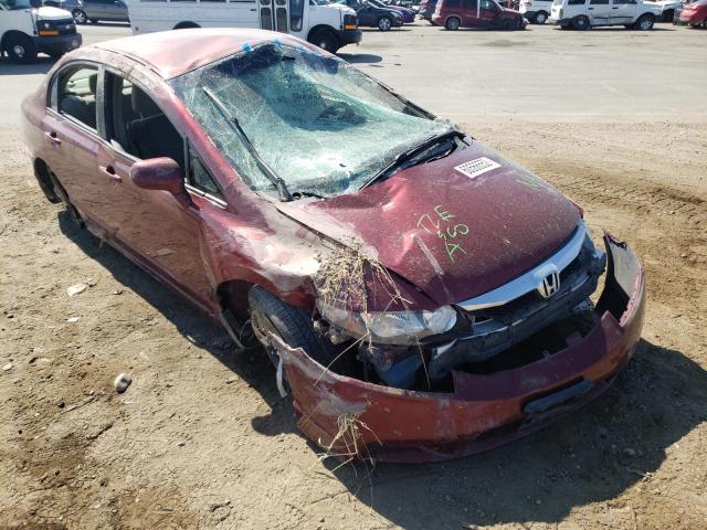 HONDA CIVIC LX 2010 with VIN 19XFA1F56AE070725 - Photo from auction