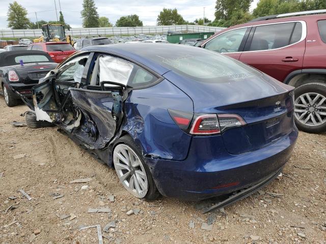 Photo 3 from auction – 2022 TESLA MODEL 3 with VIN 5YJ3E1EA0NF191451