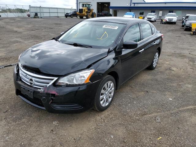 Photo 2 from auction – 2015 NISSAN SENTRA S with VIN 3N1AB7AP2FY357166