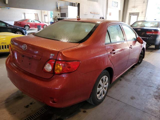Photo 4 from auction – 2009 TOYOTA COROLLA BA with VIN JTDBL40E899029371