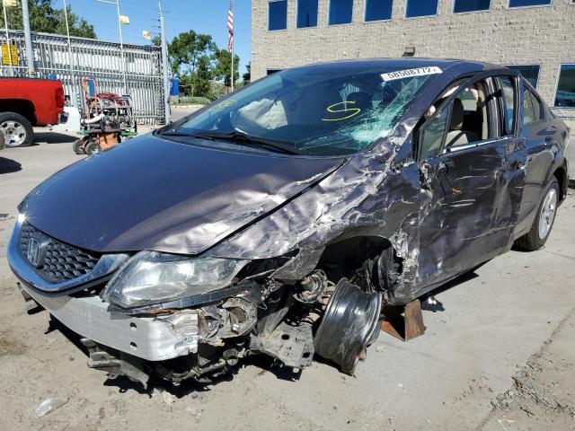 Photo 2 from auction – 2015 HONDA CIVIC LX with VIN 19XFB2F58FE054648