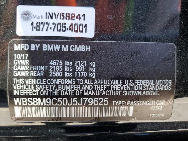 Photo 10 from auction – 2018 BMW M3 with VIN WBS8M9C50J5J79625