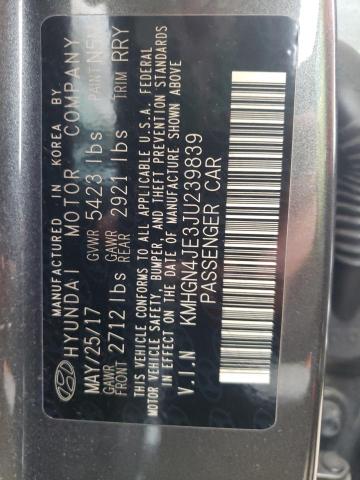 Photo 10 from auction – 2018 GENESIS G80 BASE with VIN KMHGN4JE3JU239839