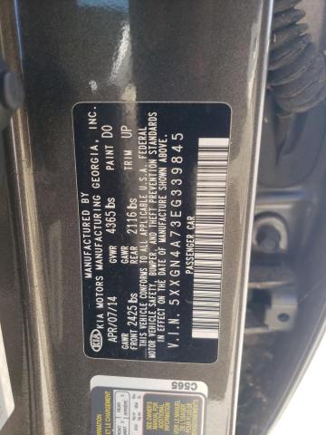 Photo 10 from auction – 2014 KIA OPTIMA EX with VIN 5XXGN4A73EG339845