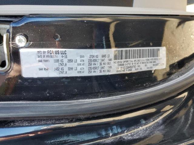 Photo 10 from auction – 2017 CHRYSLER PACIFICA T with VIN 2C4RC1DG0HR507767