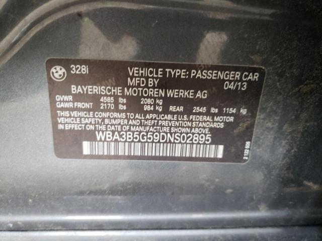 Photo 10 from auction – 2013 BMW 328 I with VIN WBA3B5G59DNS02895