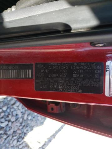 Photo 10 from auction – 2013 KIA FORTE EX with VIN KNAFU4A29D5695509
