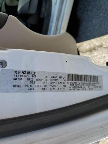 Photo 10 from auction – 2016 DODGE GRAND CARA with VIN 2C4RDGBG4GR341884