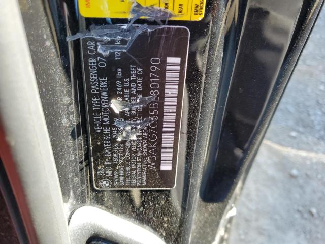 Photo 10 from auction – 2011 BMW 335 I with VIN WBAKG7C55BE801790