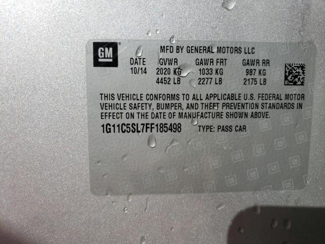 Photo 10 from auction – 2015 CHEVROLET MALIBU 1LT with VIN 1G11C5SL7FF185498