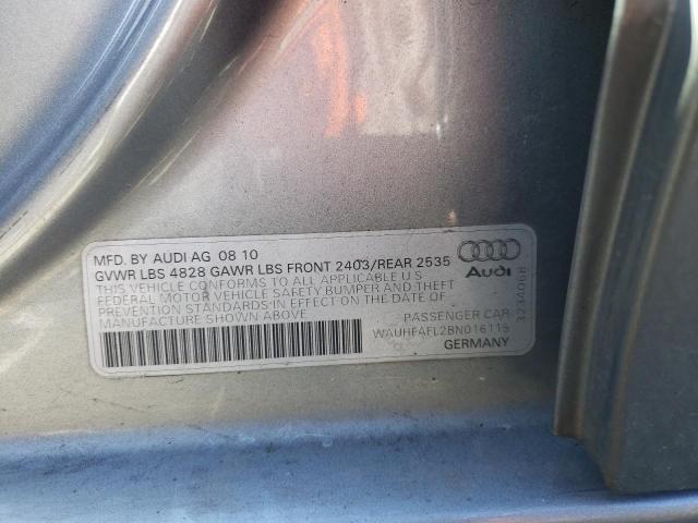 Photo 10 from auction – 2011 AUDI A4 PREMIUM with VIN WAUHFAFL2BN016115