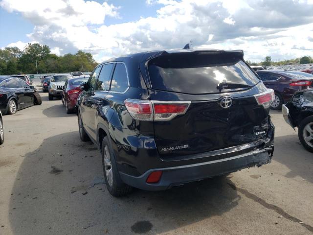 Photo 3 from auction – 2014 TOYOTA HIGHLANDER with VIN 5TDBKRFH3ES022311