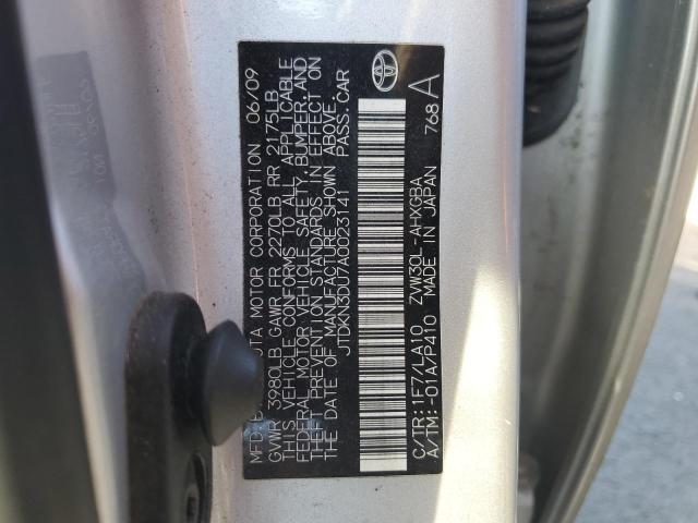 Photo 10 from auction – 2010 TOYOTA PRIUS with VIN JTDKN3DU7A0023141