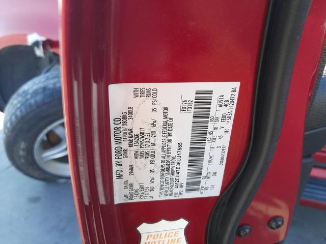 Photo 10 from auction – 2006 MERCURY MOUNTAINEE with VIN 4M2EU47E36UJ17585