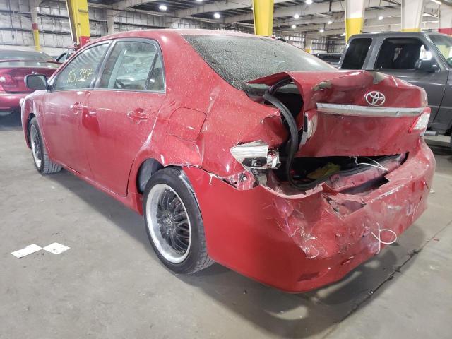 Photo 3 from auction – 2011 TOYOTA COROLLA BA with VIN 2T1BU4EE1BC635262