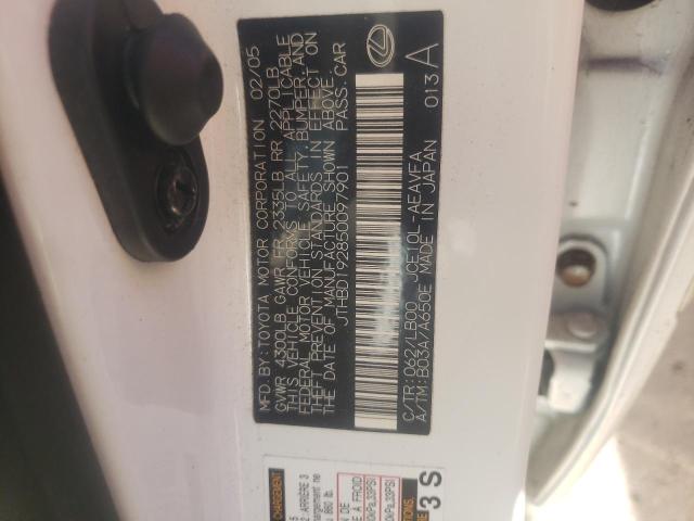 Photo 10 from auction – 2005 LEXUS IS 300 with VIN JTHBD192850097901