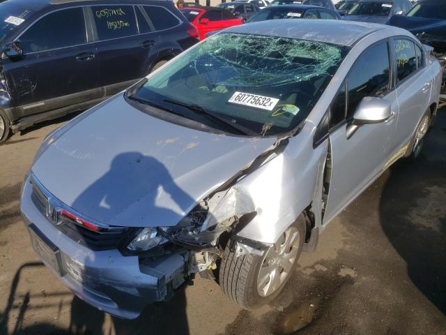 Photo 2 from auction – 2012 HONDA CIVIC LX with VIN 2HGFB2F55CH574615