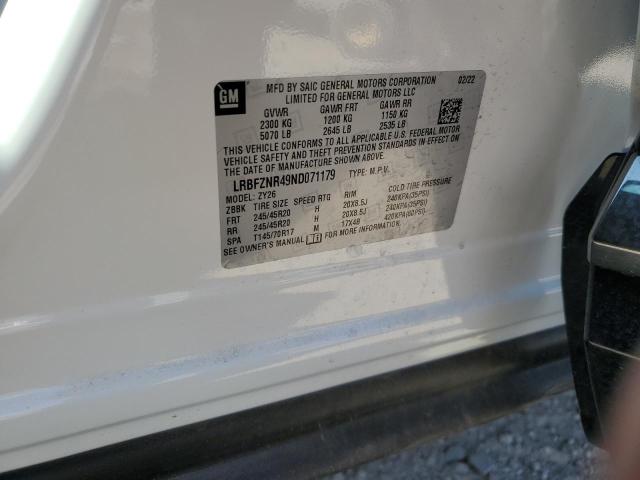 Photo 10 from auction – 2022 BUICK ENVISION E with VIN LRBFZNR49ND071179