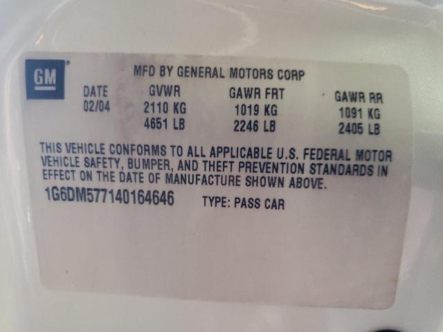 Photo 10 from auction – 2004 CADILLAC CTS with VIN 1G6DM577140164646