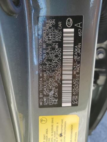 Фото 10 с аукциона – 2005 LEXUS ES 330 с VIN JTHBA30G955124250