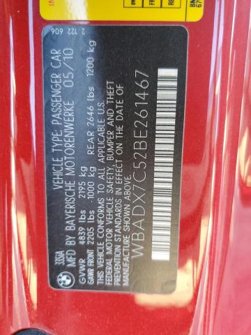 Photo 10 from auction – 2011 BMW 335 I with VIN WBADX7C52BE261467