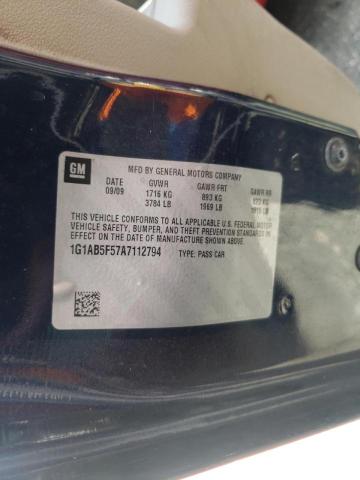 Photo 10 from auction – 2010 CHEVROLET COBALT LS with VIN 1G1AB5F57A7112794