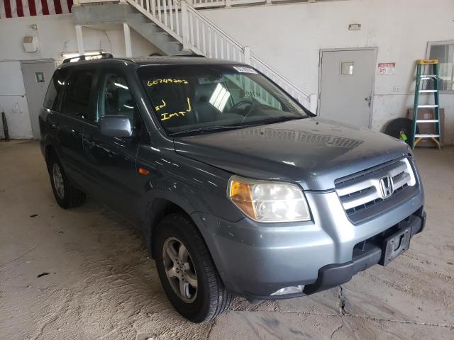 HONDA PILOT EX 2006 with VIN 2HKYF18646H559501 - Photo from auction
