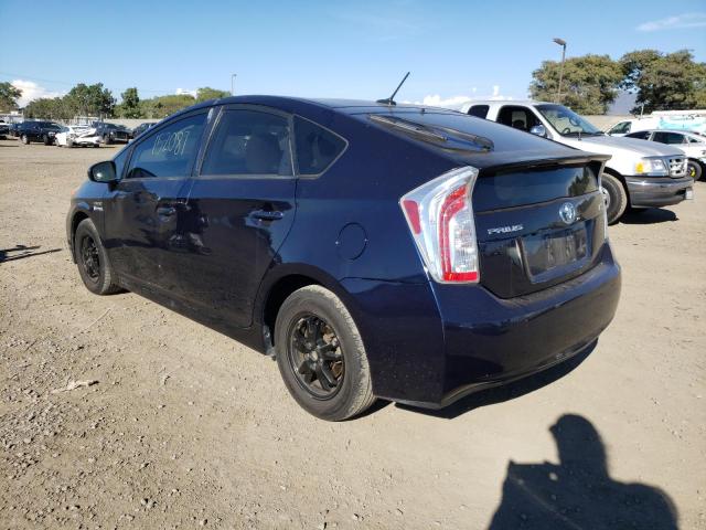 Photo 3 from auction – 2013 TOYOTA PRIUS with VIN JTDKN3DU3D0350558