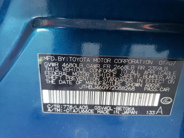 صورة رقم 10 من المزاد - 2007 LEXUS ES 350 مع VIN JTHBJ46G972088268