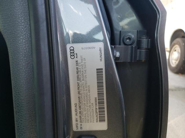 Photo 10 from auction – 2015 AUDI A3 PREMIUM with VIN WAUACGFF9F1063694