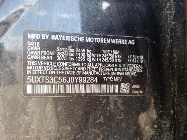 Photo 10 from auction – 2018 BMW X3 XDRIVEM with VIN 5UXTS3C56J0Y99284