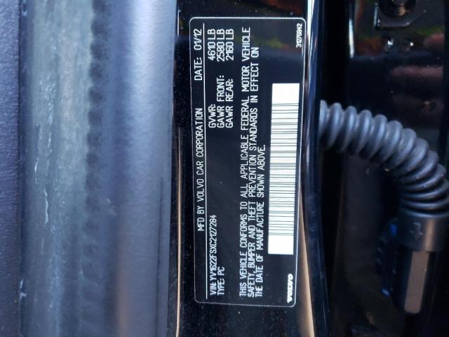 Photo 10 from auction – 2012 VOLVO S60 T5 with VIN YV1622FSXC2127284