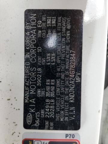 Photo 10 from auction – 2016 KIA SOUL with VIN KNDJN2A24G7821847
