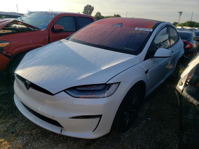 Photo 2 from auction – 2022 TESLA MODEL X with VIN 7SAXCBE58NF329031