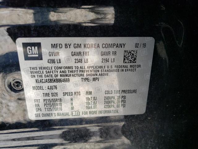 Photo 10 from auction – 2019 BUICK ENCORE PRE with VIN KL4CJASB5KB864669
