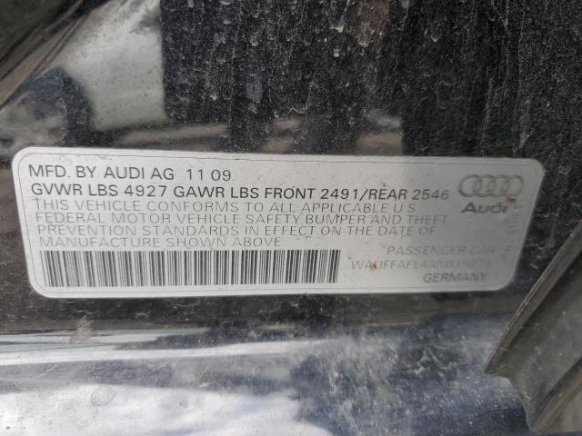 Photo 10 from auction – 2010 AUDI A4 PREMIUM with VIN WAUFFAFL4AN035013