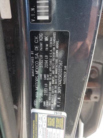 Photo 10 from auction – 2019 KIA FORTE FE with VIN 3KPF24AD5KE037567