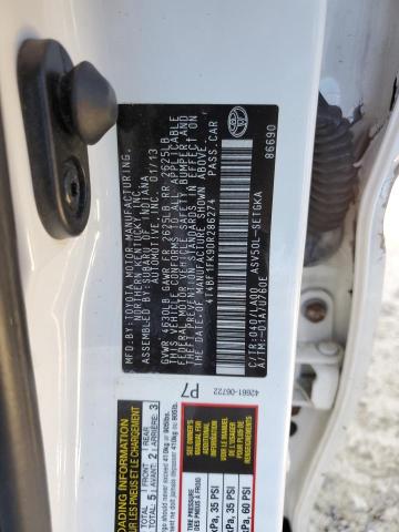 Photo 10 from auction – 2013 TOYOTA CAMRY L with VIN 4T4BF1FK9DR286274