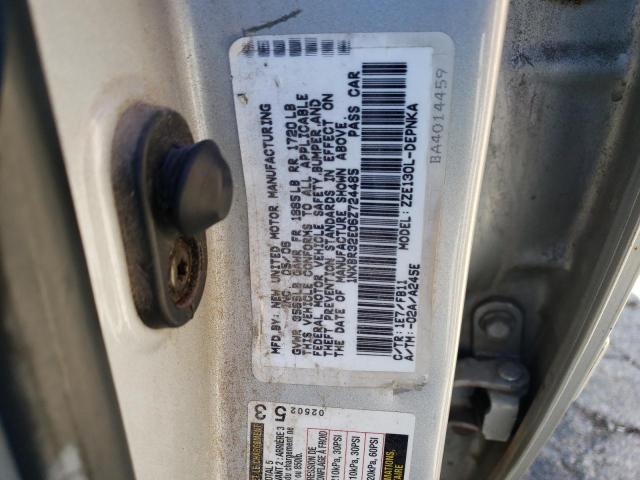 Photo 10 from auction – 2006 TOYOTA COROLLA CE with VIN 1NXBR32E06Z724485